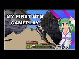 First Gameplay Of My OTG Setup! Minecraft Bedrock Edition