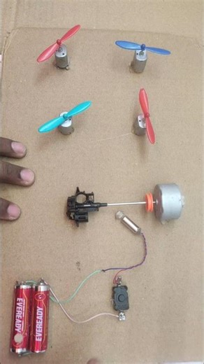 4 Drone motor powering with use mini mini helicopter engine crossless motor and tyre_Dc Motor
