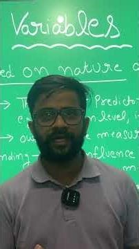 Variables in research