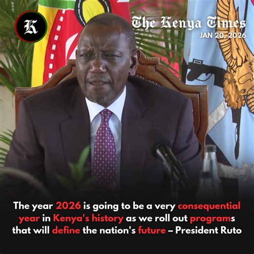 President Ruto says his government will launch programs in 2026 that will transform Kenya, similar to Singapore | The Kenya Times