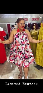 Limited Restock Floral Drawstring Dress 1x-3x $350 Mt.Lambert Only 2934341 Request for other branches | Closet Red Plus Size Boutique