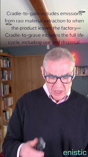 What's the difference between cradle to gate and cradle to grave emissions?