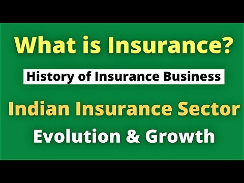 What is insurance - History of Insurance Business - Indian Insurance Sector - Evolution and History