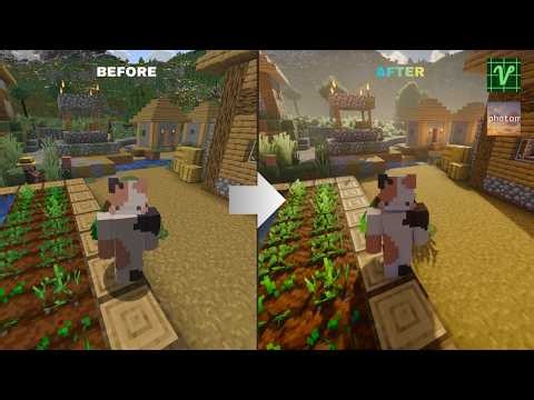 How to install shaders in minecraft java and make it look realistic!