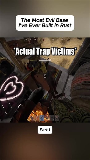 Rust evil 2x1 trap base guide — unraidable stealth base