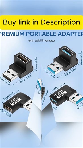 UCEC 90 Degree USB Adapter