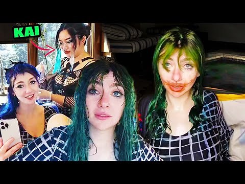 Forced to Dye Her Hair Green Minx Ends Up in the Hot Tub Again w/Kai | Aug 28, 2022