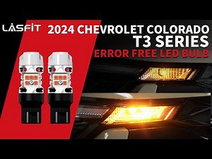 2024 Chevrolet Colorado LED Front Turn Signal Light Install & Review | Lasfit LED Bulb