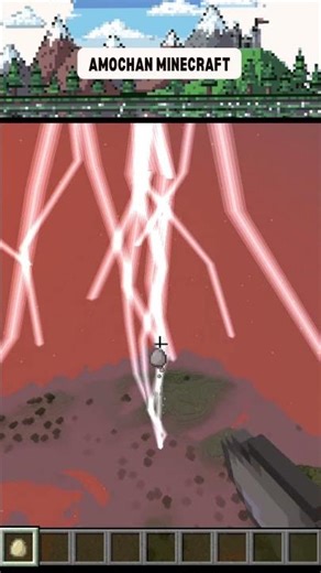 Calling Lightning From Extreme Altitude With My Egg Script #minecraft #shorts #nocommentary