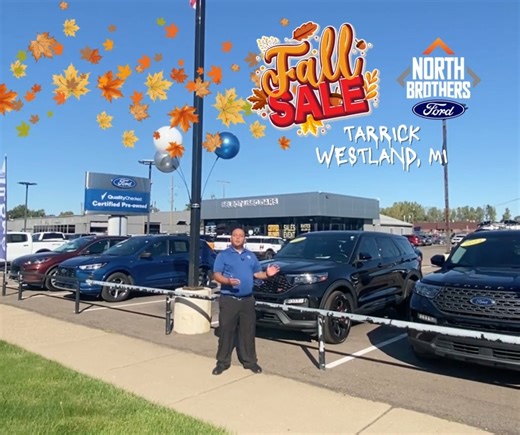Fall Specials, including 3rd row SUVs like the sporty Ford Explorer ST!! You'll love the nice selection Tarrick has ready for you and your family in Westland, MI. But don't delay - good deals sell FAST!!! mcwd.sale/browse-used-NorthBrosFord-fb 734-805-9102 | North Brothers Ford | Facebook