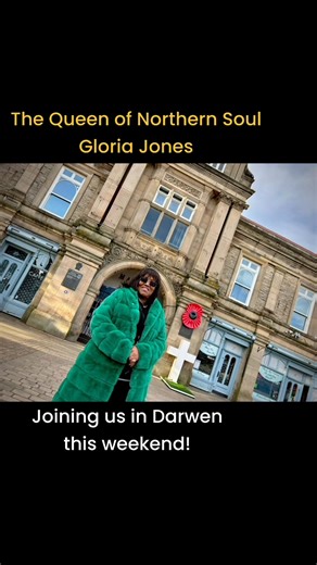 ‘The Queen of Northern Soul’, Gloria Jones, famous for her world famous song, ‘Tainted Love’, returns to Darwen this week and will be joining Begin2Sing on stage to help launch our single at Darwen’s Christmas Light Switch On! Don’t miss it 🎶 | Begin2Sing