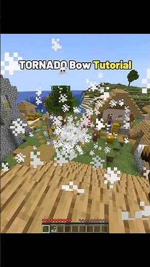 Minecraft Command Tornado Bow Tutorial Moment💀
