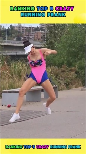 🏃😂 Ranking Top 5 Crazy Running Pranks ! 🏃😂 #shorts #funny #prank #foryou #comedy #fyp #usa