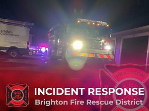 13K views · 81 reactions | Last night, our crews responded to a second-floor apartment fire near Highway 7. All residents evacuated safely. The fire started in an outdoor closet, which was promptly extinguished by a sprinkler system inside the closet. The cause is under investigation. Crews ensured that the fire had not spread beyond the point of origin. Brighton Police Department | Brighton Fire Rescue | Facebook