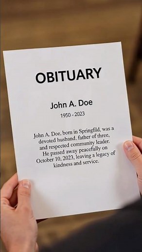 Obituary - Eulogy? What Is The Difference? #funeralservice
