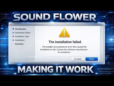 HOW to USE SoundFlower on macOS (and make it work!)