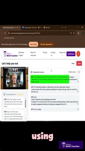Never Freeze in an Interview Again! 🧠 AI Real-Time Support