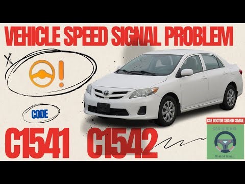 C1541 C1542 Vehicle Speed Signal Problem