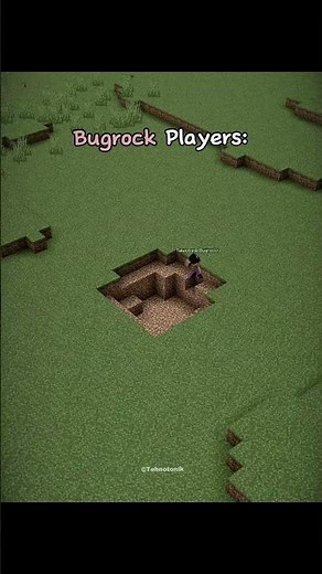 Minecraft Bugrock vs Java Creeper TNT Moment