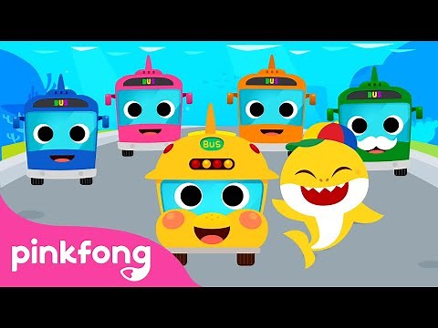 Shark's Color Bus | Yellow Shark Bus | Baby Shark Colors | Learn Colors | Pinkfong Baby Shark