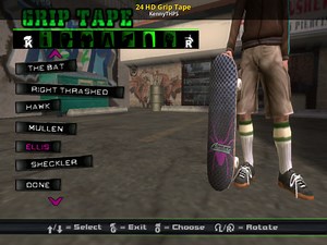 24 HD Grip Tape Mod for Tony Hawk's American Wasteland | THAW Mods