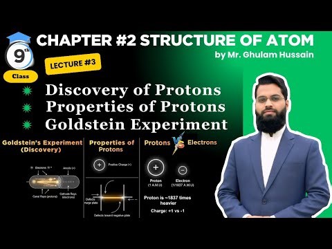 Discovery Of Protons Full Concept Explained | Chapter #2 Lecture #3 | Class 9 Chemistry