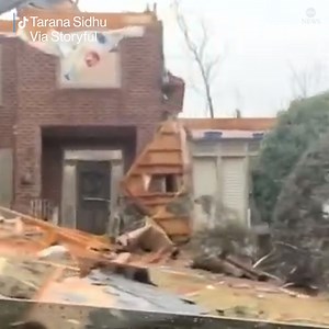 An EF3 tornado with 140 mph winds devastated homes near Birmingham, Alabama. Six people are dead after at least 23 reported tornadoes swept through the south during an outbreak of severe weather. https://abcn.ws/3su7ayq | ABC News