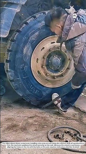 Tire installation technique