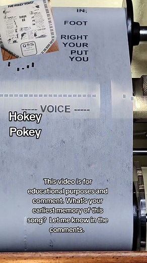 The Hokey Pokey, is a campfire song and participation dance with a distinctive accompanying tune and lyric structure. It is well-known in English-speaking countries. It originates in a British folk dance, with variants attested as early as 1826. The song and accompanying dance peaked in popularity as a music hall song and novelty dance in the mid-1940s in the UK. The song became a chart hit twice in the 1980s. sing the lyrics from the bottom up #hokeypokey #duet #playerpiano #piano #music