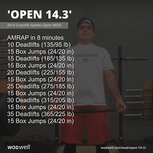 "Open 14.3" Workout, 2014 CrossFit Games Open WOD | WODwell