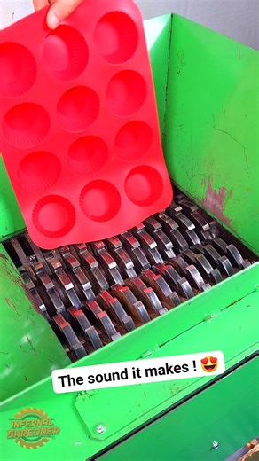 137K views · 977 reactions | The sound it makes !  #oddlysatisfying #satisfying #shreddingmachine #shreddermachine | Infernal Shredder | Facebook