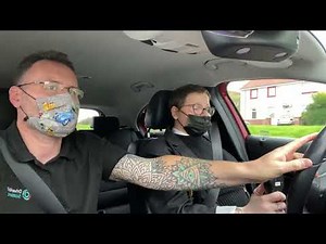 Learning to drive with a disability in an adapted car