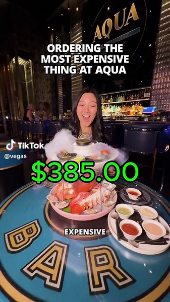 Taking seafood to new heights 🦞🦪✨ Would you try this seafood tower at AQUA inside @Resorts World Las Vegas ? #VegasFoodie #seafood #LasVegasRestaurants