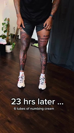 My male clients all summer …. #thighsout ##fyp #fypage #tiktoktattooartist #inktok #atlantatattoo #tapoutsession #fittok #legsleeve