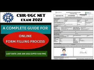 CSIR NET EXAM FORM FILLUP PROCESS | COMPLETE GUIDE FOR ONLINE REGISTRATION | HOW TO APPLY ONLINE
