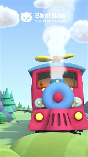 Flying Train 🚆✈️ Fun Kids Cartoon Short #kidsvideos #funforkids #kidslearning
