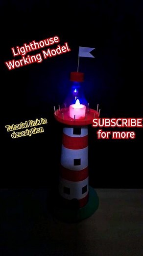 Lighthouse Working Model for school project and exhibition/#lighthouse #shortsviral