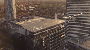 Uber unveiled its flying taxi prototype, which looks like a giant drone