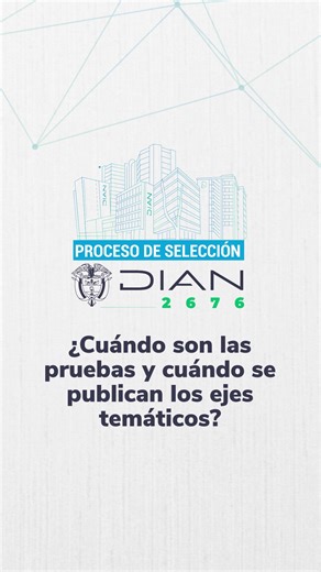⏳ ¿Aún tiene dudas sobre el #ConcursoDIAN? En este video le explicamos, de forma clara y sencilla, cuáles son los momentos clave del proceso para que pueda organizarse y prepararse con anticipación.