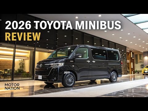 2026 Toyota Minibus Review – Luxury, Comfort & Performance | Black Colour | Motor Nation