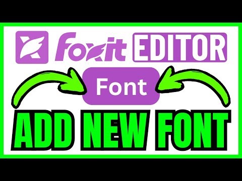 How To ADD FONT In Foxit PDF Editor (QUICK & EASY) 2026