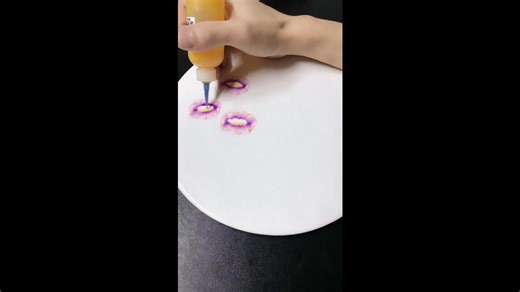 Decorating Art Plate Of Flower