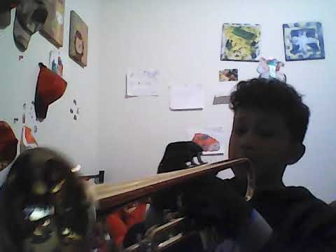 A festive fanfare on trumpet {play along}