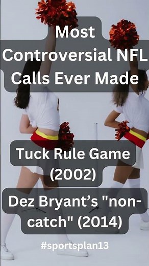 Most Controversial NFL Calls Ever Made #nfl #shots