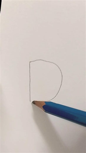 How to Turn Letter D Into Cute Bunny ! 🐰 #shorts #drawing #drawinghack #cute #art #tutorial