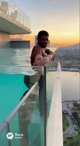 Infinity Pool Failure|| Structural failure on high rise infinity pool|| Infinity Pool #sora #shorts