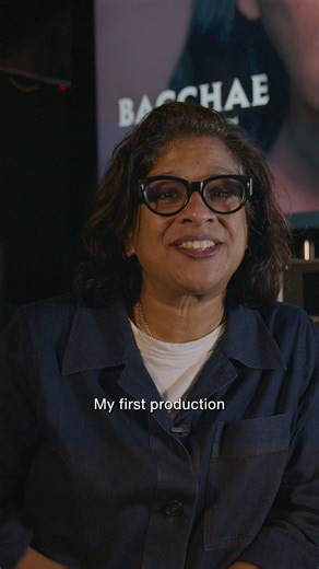 National Theatre on Instagram: "The women of the Bacchae will not be ignored 🗣️ Join us for the online premiere of Indhu Rubasingham's first production as Director of the National Theatre. @nima_taleghani's thrilling new version of Euripides’ timeless tragedy, followed by an exclusive Q&A with Indhu, premieres live at 7.30PM GMT on Friday 6 February. Head to the link in our bio for more info 👆 #NationalTheatreAtHome #Bacchae #NationalTheatre #Premiere"