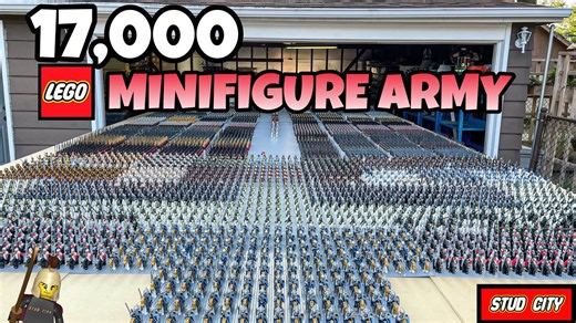 17,000 LEGO Minifigure Army – LEGO Castle
