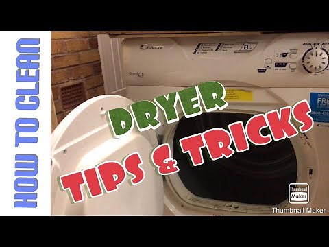How to clean tumble dryer condenser.Candy