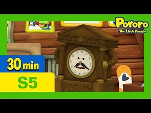 Pororo English Episodes l A Day With Wall Clock l S5 EP22 l Learn Good Habits for Kids